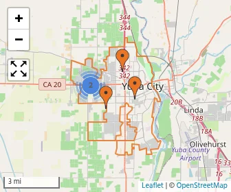 Area schools map